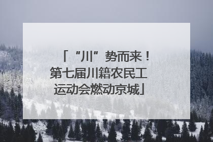 “川”势而来！第七届川籍农民工运动会燃动京城