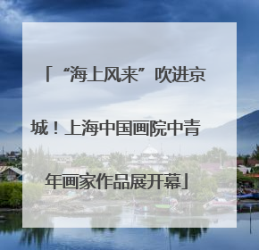 “海上风来”吹进京城！上海中国画院中青年画家作品展开幕