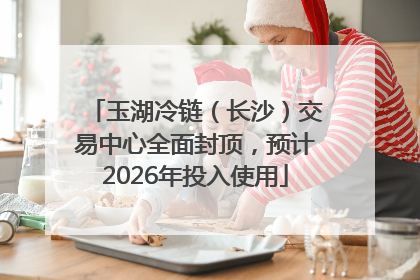 玉湖冷链（长沙）交易中心全面封顶，预计2026年投入使用
