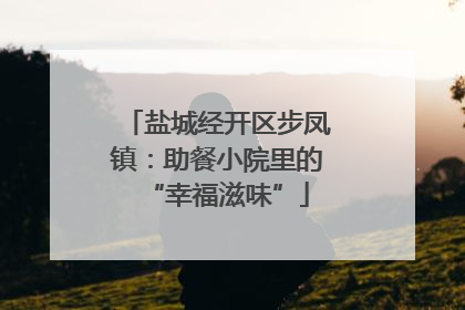 盐城经开区步凤镇：助餐小院里的“幸福滋味”