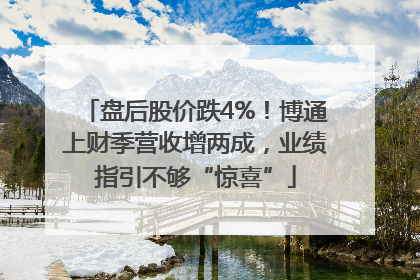 盘后股价跌4%！博通上财季营收增两成，业绩指引不够“惊喜”