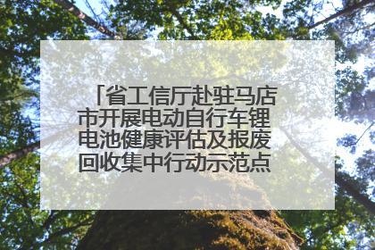 省工信厅赴驻马店市开展电动自行车锂电池健康评估及报废回收集中行动示范点建设调研指导