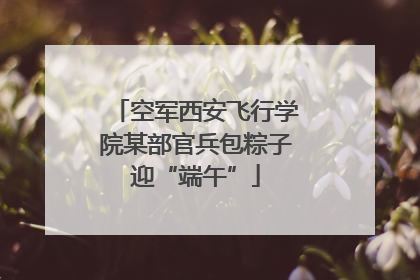 空军西安飞行学院某部官兵包粽子迎“端午”