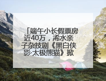 端午小长假票房近40万,浠水亲子杂技剧《黑白侠影·太极熊猫》掀起观演热潮