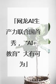 网龙AI生产力联合国首秀,“AI+教育”大有可为