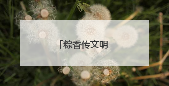 粽香传文明 敬老润人心