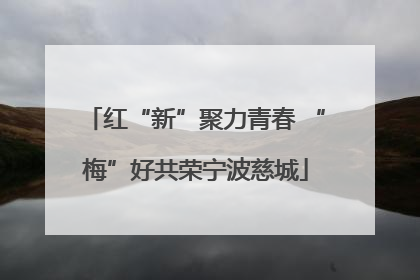 红“新”聚力青春 “梅”好共荣宁波慈城