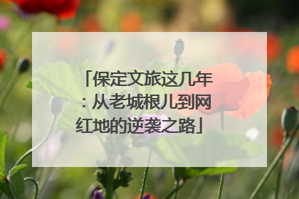 保定文旅这几年：从老城根儿到网红地的逆袭之路