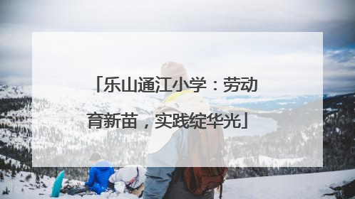 乐山通江小学：劳动育新苗，实践绽华光