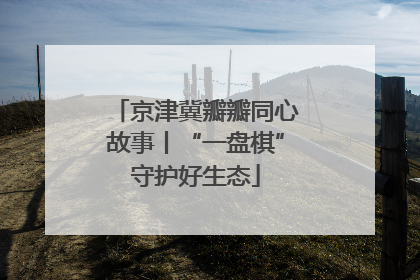京津冀瓣瓣同心故事丨“一盘棋”守护好生态