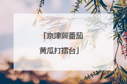 京津冀番茄黄瓜打擂台