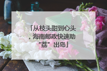 从枝头甜到心头，海南邮政快速助“荔”出岛