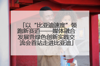 以“比亚迪速度”领跑新赛道——媒体融合发展暨绿色创新实践交流会首站走进比亚迪