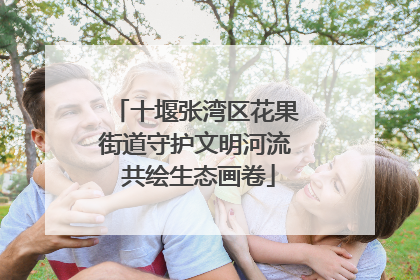 十堰张湾区花果街道守护文明河流 共绘生态画卷