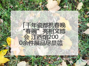 千年瓷都携春晚“春碗”亮相文博会 江西馆2000余件展品尽显赣鄱文化魅力