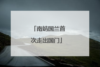 南靖国兰首次走出国门