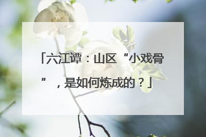 六江谭：山区“小戏骨”，是如何炼成的？