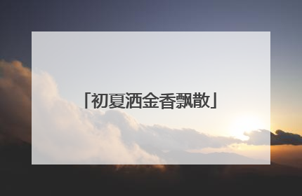 初夏洒金香飘散