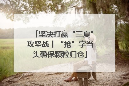 坚决打赢“三夏”攻坚战丨“抢”字当头确保颗粒归仓