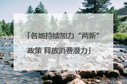 各地持续加力“两新”政策 释放消费潜力
