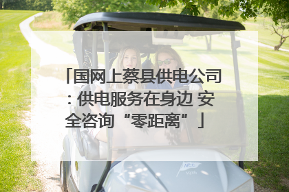 国网上蔡县供电公司：供电服务在身边 安全咨询“零距离”