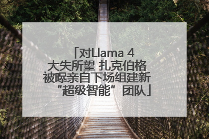 对Llama 4大失所望 扎克伯格被曝亲自下场组建新“超级智能”团队