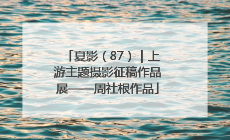 夏影（87）｜上游主题摄影征稿作品展——周社根作品