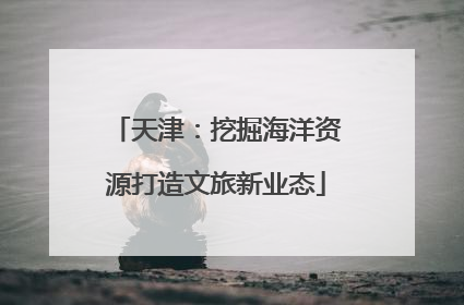 天津：挖掘海洋资源打造文旅新业态