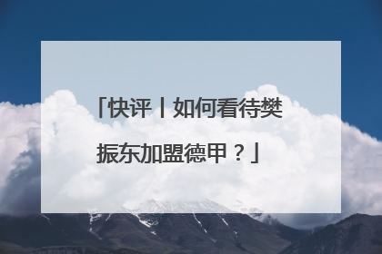 快评丨如何看待樊振东加盟德甲？