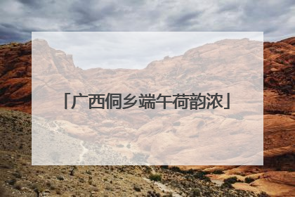 广西侗乡端午荷韵浓