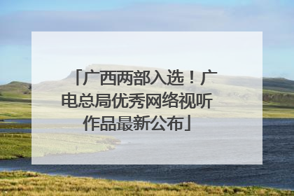 广西两部入选！广电总局优秀网络视听作品最新公布