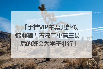 手持VIP车票共赴似锦前程！青岛二中高三最后的班会为学子壮行
