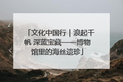 文化中国行｜浪起千帆 深蓝宝藏——博物馆里的海丝遗珍