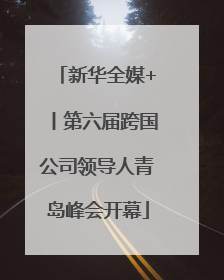 新华全媒+丨第六届跨国公司领导人青岛峰会开幕