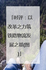 时评：以改革之力筑铁路物流发展之基(图)