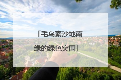 毛乌素沙地南缘的绿色突围