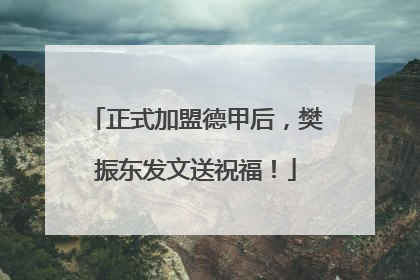 正式加盟德甲后，樊振东发文送祝福！