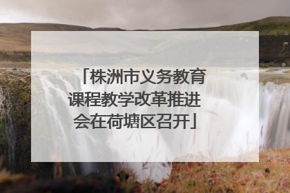 株洲市义务教育课程教学改革推进会在荷塘区召开