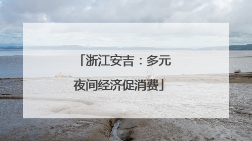 浙江安吉：多元夜间经济促消费