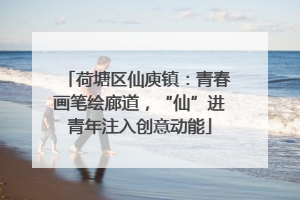 荷塘区仙庾镇：青春画笔绘廊道，“仙”进青年注入创意动能