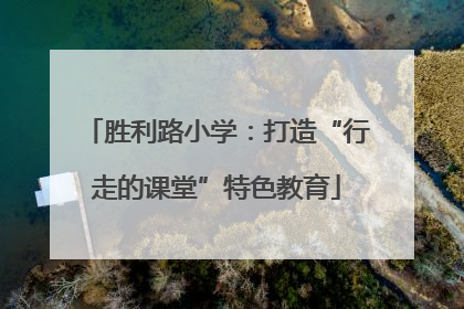 胜利路小学：打造“行走的课堂”特色教育