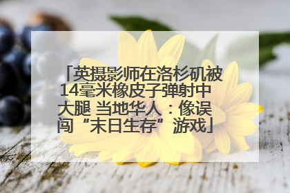 英摄影师在洛杉矶被14毫米橡皮子弹射中大腿 当地华人：像误闯“末日生存”游戏