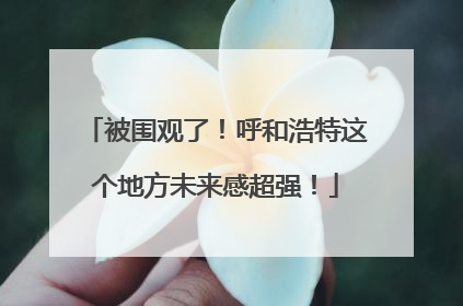被围观了！呼和浩特这个地方未来感超强！