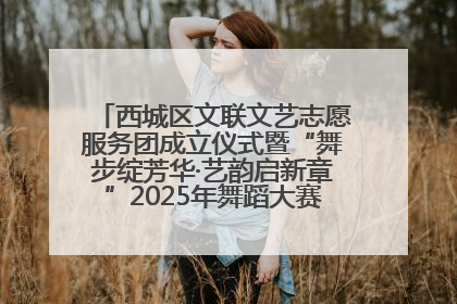 西城区文联文艺志愿服务团成立仪式暨“舞步绽芳华·艺韵启新章”2025年舞蹈大赛展演圆满举办