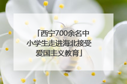 西宁700余名中小学生走进海北接受爱国主义教育