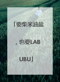 要柴米油盐，也要LABUBU