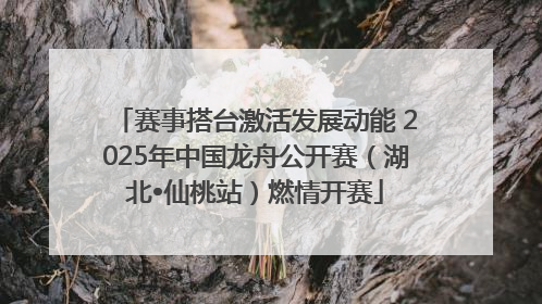 赛事搭台激活发展动能 2025年中国龙舟公开赛（湖北•仙桃站）燃情开赛