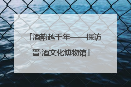 酒韵越千年——探访晋·酒文化博物馆