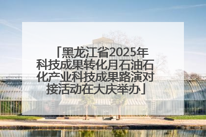 黑龙江省2025年科技成果转化月石油石化产业科技成果路演对接活动在大庆举办