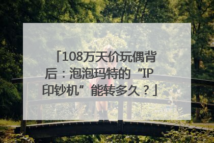 108万天价玩偶背后：泡泡玛特的“IP印钞机”能转多久？